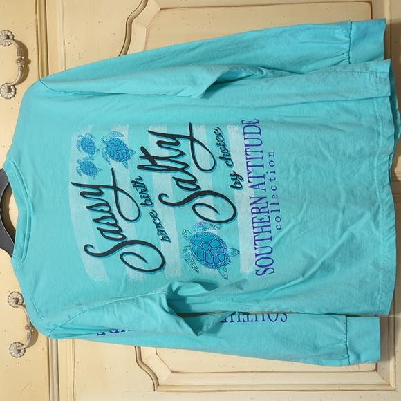 Southern Attitude Collection Women's Long Sleeve T Shirt - Picture 7 of 8